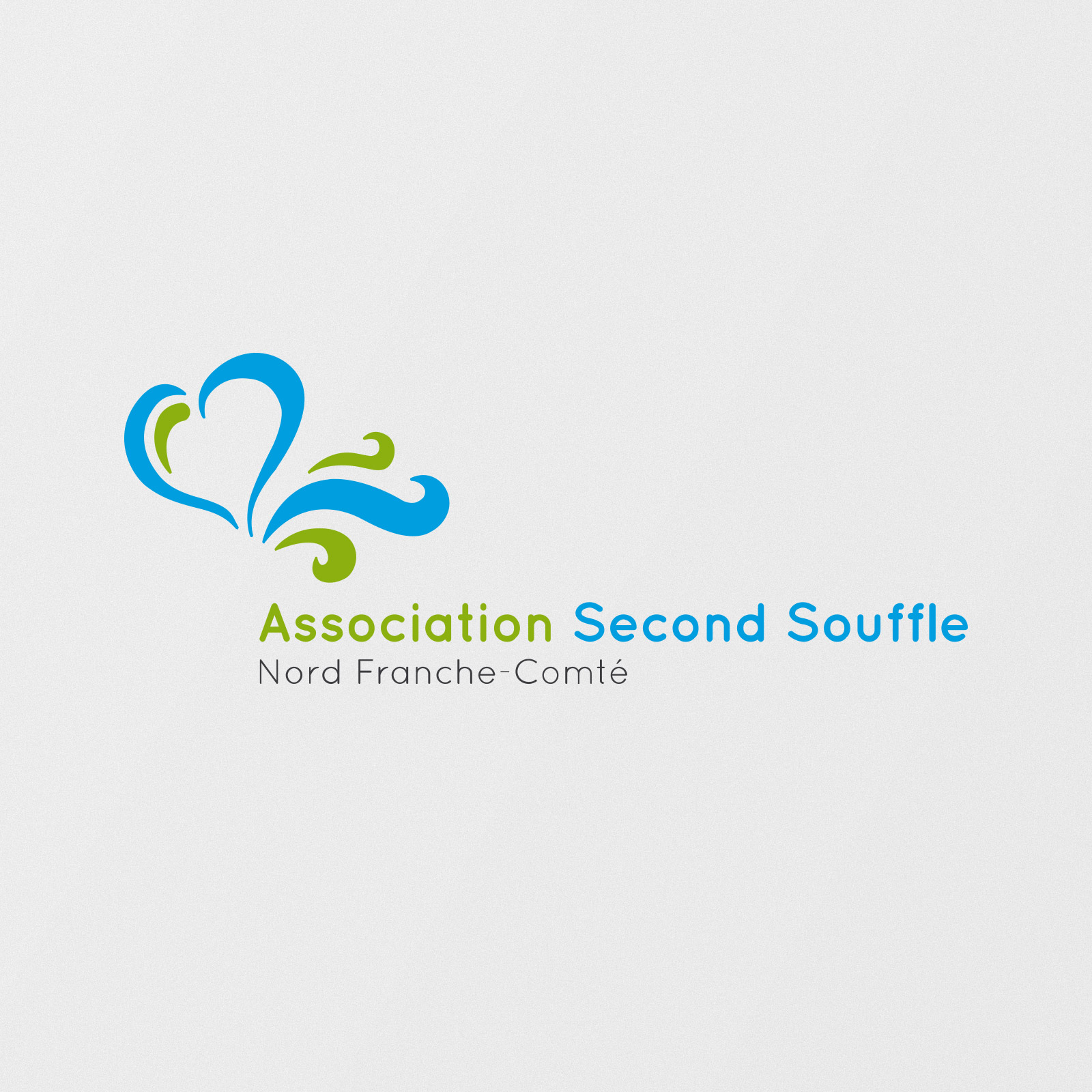 Projet - Association Second Souffle du Nord Franche-Comté - Création d'identité visuelle, Design graphique