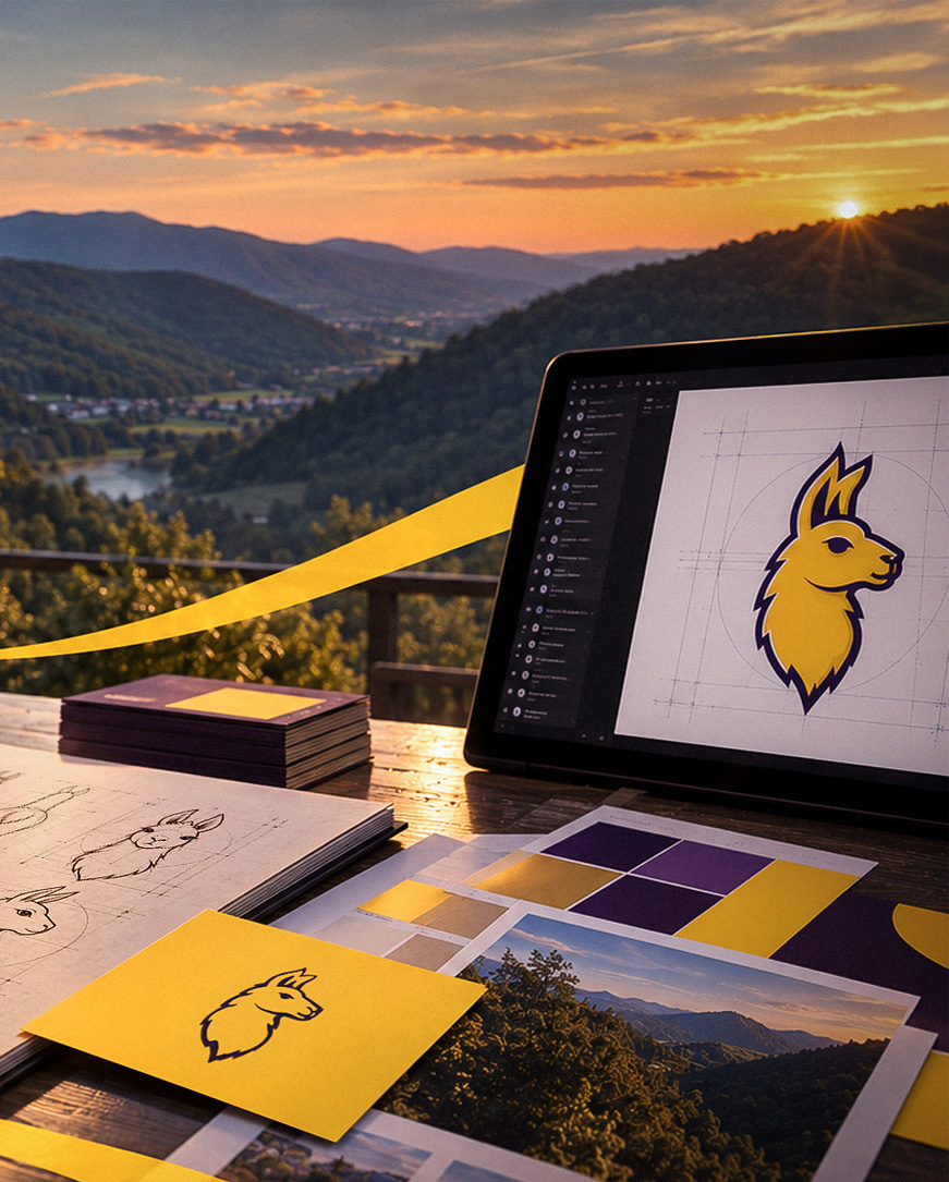 Agence Branding Le lama jaune