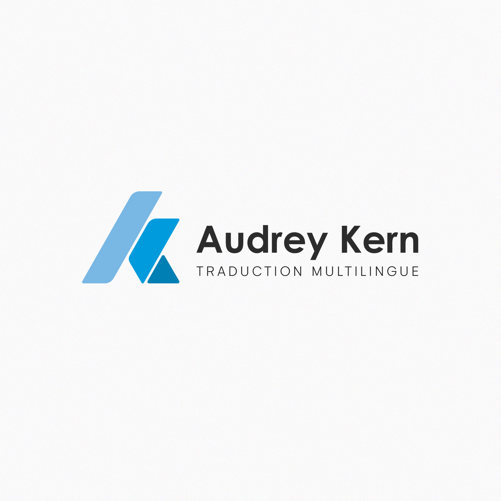 Projet - AK Traduction - Traduction multilingue - Identité visuelle, logo