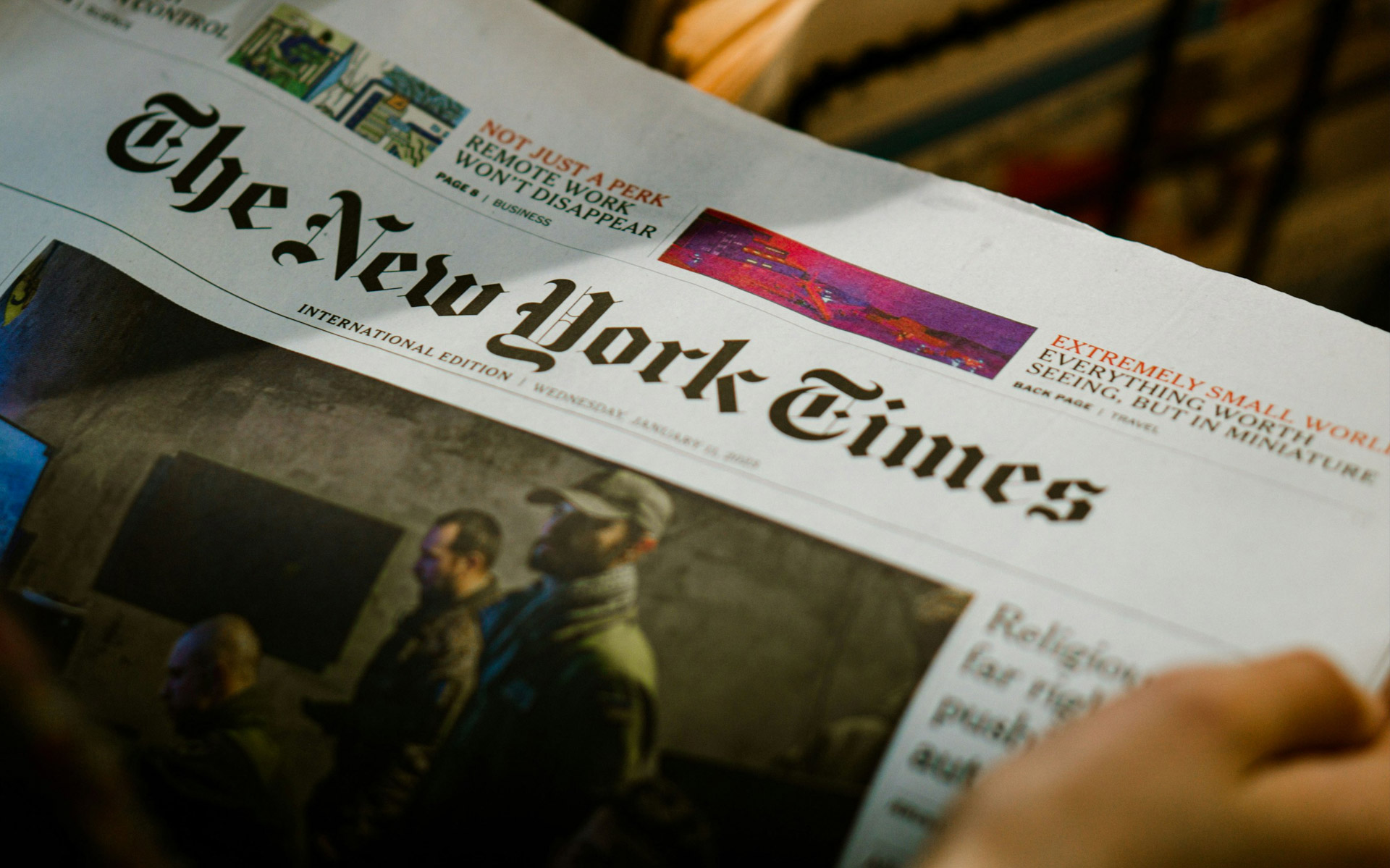 La police du journal "The New-York Times"